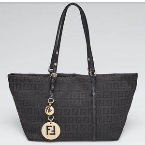 Authentic Fendi monogram Zucchino Tote & dustbag